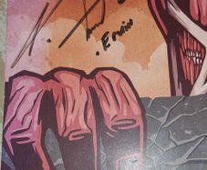Attack on Titan: Colossal Edition 1(1st Ed, 2nd Print)- SIGNED by J. Michael Tatum - Erwin Smith VA