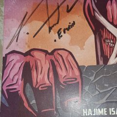 Attack on Titan: Colossal Edition 1(1st Ed, 2nd Print)- SIGNED by J. Michael Tatum - Erwin Smith VA