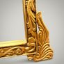 Large French-Style Gilt Wood Mirror Image 2