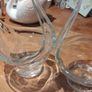 A Beautiful Vintage Pair Glass Swans Image 3