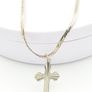 Sterling Silver Cross On 925 Italian Chain Image 6