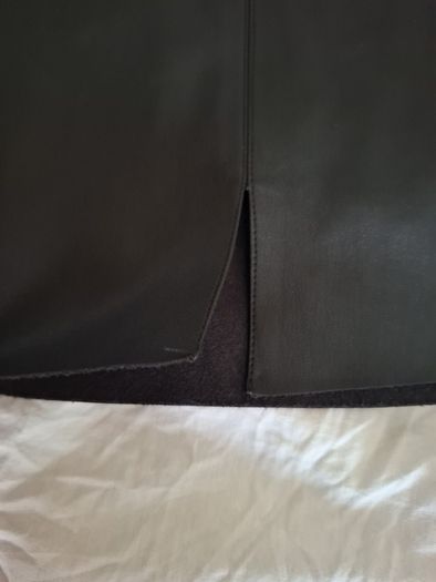 Faux Leather Mini Skirt