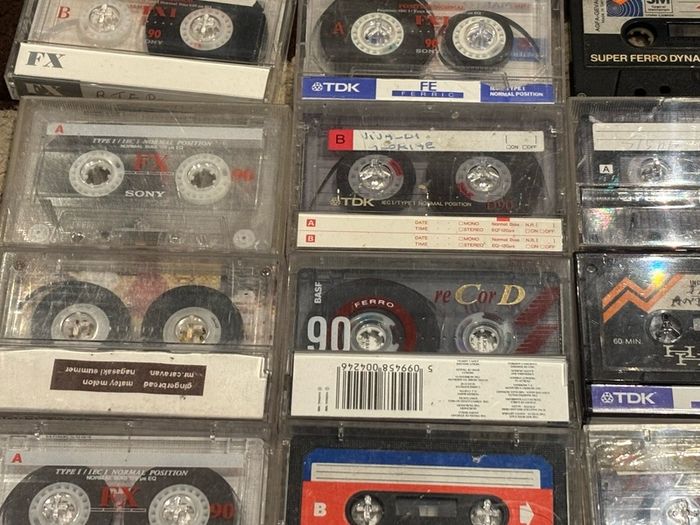 Various Audio cassettes including originals