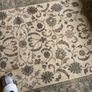 Baroque Wool Rug mix of colours gold/forest green & rust colours Image 3