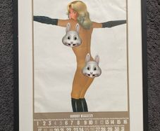 1973 Pirelli Calendar - June Art Framed - 54cm x 73cm