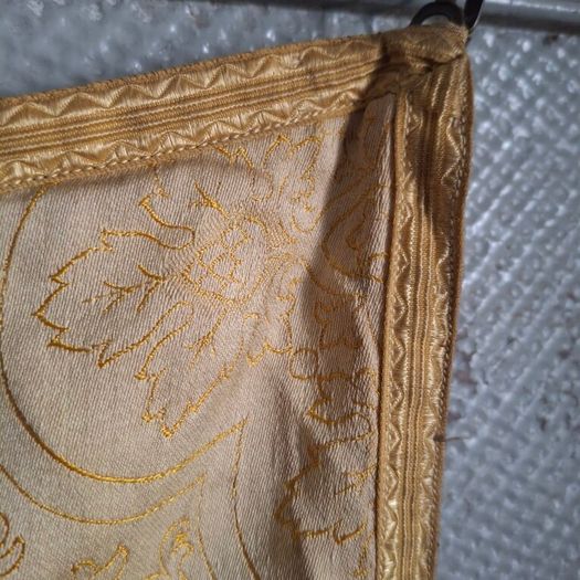 Antique Catholic Procession Banner
