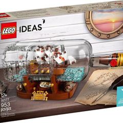 Lego Ship on a Bottle