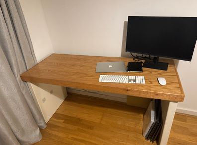 Executive Oak Desk - Custom-Built