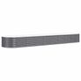 Garden Raised Bed Galvanised Steel 368x80x36 cm Anthracite Image 3
