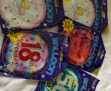 Helium type balloons