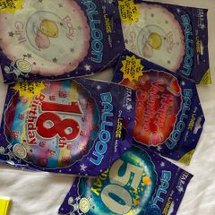 Helium type balloons