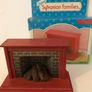 Rare Vintage Red Brick Fireplace-Sylvanian Families Image 2