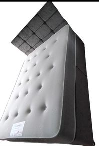 New Stylish SINGLE ,Double, King And Superking Sizes Divan Beds Instock. Tufted Memory Foam Mattresses And Optional Drawers Available