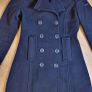 SuperDry Navy Wool Coat - S Image 3