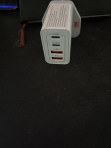 fast charging two c type and to usb ports