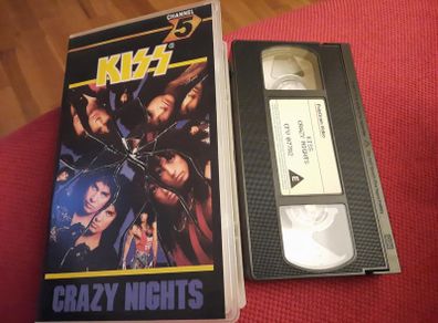 Kiss Crazy Nights Vhs Video