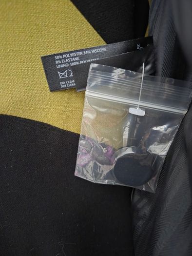 Never worn. Beautiful Size 12 Debenhams Petite collection olive green and black suit