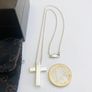 Genuine Gucci 925 Silver Cross Pendant & Chain Image 2