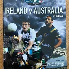 2010 Ireland v Australia - GAA AFL International Rules Test 2 Programme