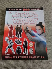 Star Wars The Last Jedi Disney Ultimate Sticker Book more than 1000 Stickers 2017 new and never used and FREE STANDARD POSTAGE INCLUDED