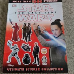 Star Wars The Last Jedi Disney Ultimate Sticker Book more than 1000 Stickers 2017 new and never used and FREE STANDARD POSTAGE INCLUDED