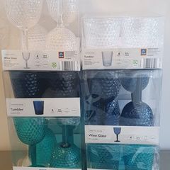 garden parties.  Plastic but look like glass  .BIG CLEAROUT, MAKE AN OFFER