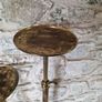 Pair of Tall Adjustable Brass Planters  Display Stands Vintage Edwardian Style Pedestals Image 5
