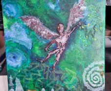 Electric Angel painting by MD
