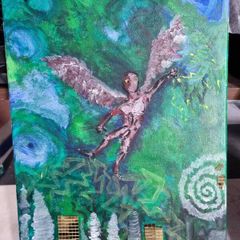 Electric Angel painting by MD