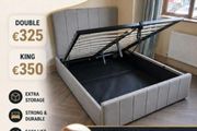 New Ottoman storage beds. Gaslift beds. double 4ft6 and king size bed. OPTIONAL Emma mattress available