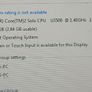 Lenovo Ideapad U350, Model 2963, Intel Core 2 Solo CPU U3500, 1.4GHz, 4GB Ram, 230GB SSD,  Windows 7 professional 32 bit, Opera, Firefox, Chrome and VLC Image 3