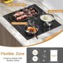 Plug in Induction Hob 60 cm Flex Zones with 13AMP Plug, Induction Hob 4 Ring Built-in Slide Control, Timer, Pause Function, Safe lock, 2800W, 220V-240V Image 3