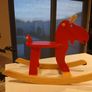 Wooden Reindeer childs/Toddler rocker Image 3