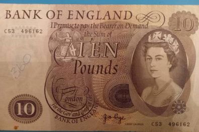 GB Ten pounds note
