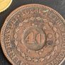 Brazil 1823 40/80 reis Image 2