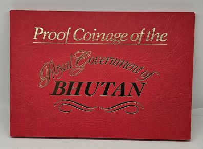 Bhutan 1979 Proof Coin Set in Original Holder