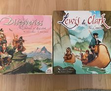 Discoveries - Lewis and Clark board games - As new