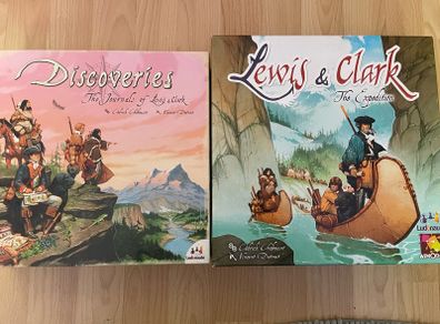 Discoveries - Lewis and Clark board games - As new