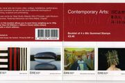 2015 Ireland Stampa Members Souvenir Contemporary Arts Commemorative Stamp Booklet Overprinted for Stampa Mint Never Hinged (MNH)
