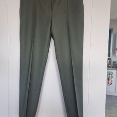 Khaki Slim Leg Trousers, Size 12