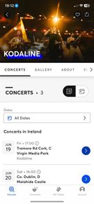 Kodaline 19th June