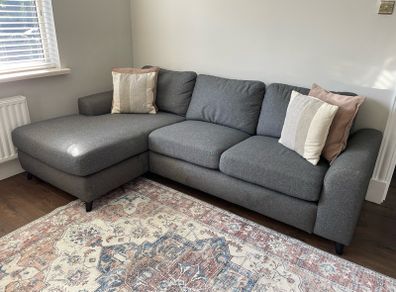 3 seater L couch