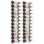 Wall Mounted Wine Racks for 12 Bottles 2 pcs Black Iron Image 5