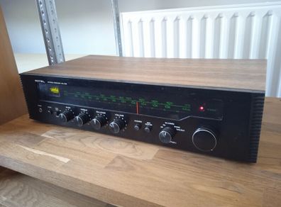 Rotel rx 102 stereo fm receiver with modified power amplifier from 2 x IC 15 W to descrete power amp 2 x 80W