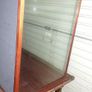 Mahogany glazed mirror back display case cabinet Image 3