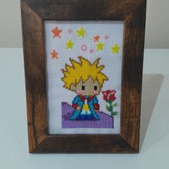 Little Prince cross stitch picture