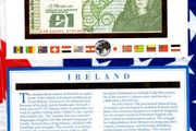 E Banknotes of All Nations Ireland 1 Pound 17.07.1989 P-70d.9 UNC LAK