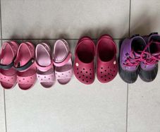 crocs sandals, boots