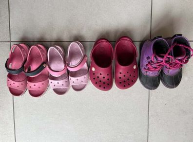 crocs sandals, boots