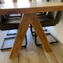 oak dining table Image 4